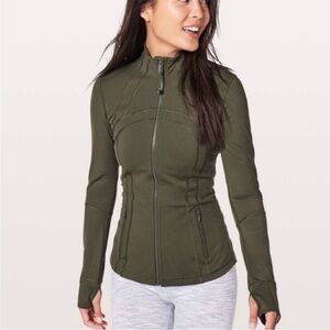 New lululemon define jacket dark olive size 8